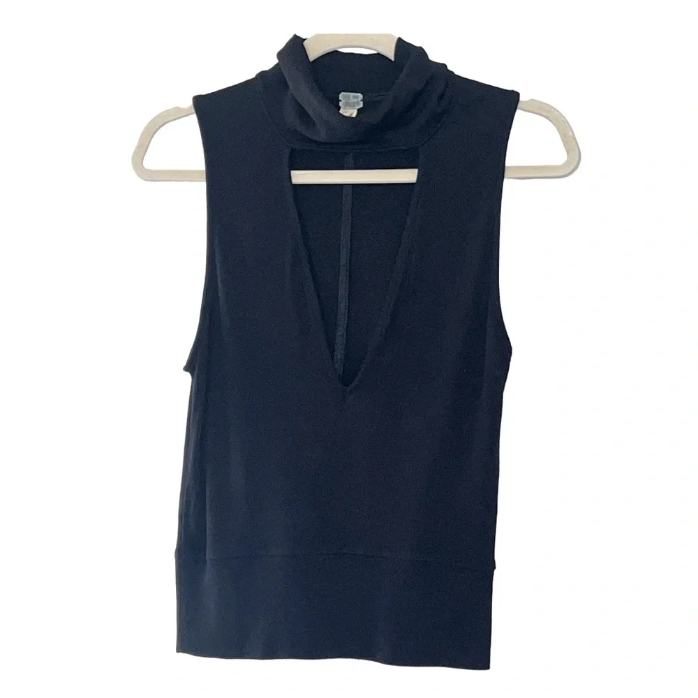 Free People‎ Black Sleeveless Top- Size PS